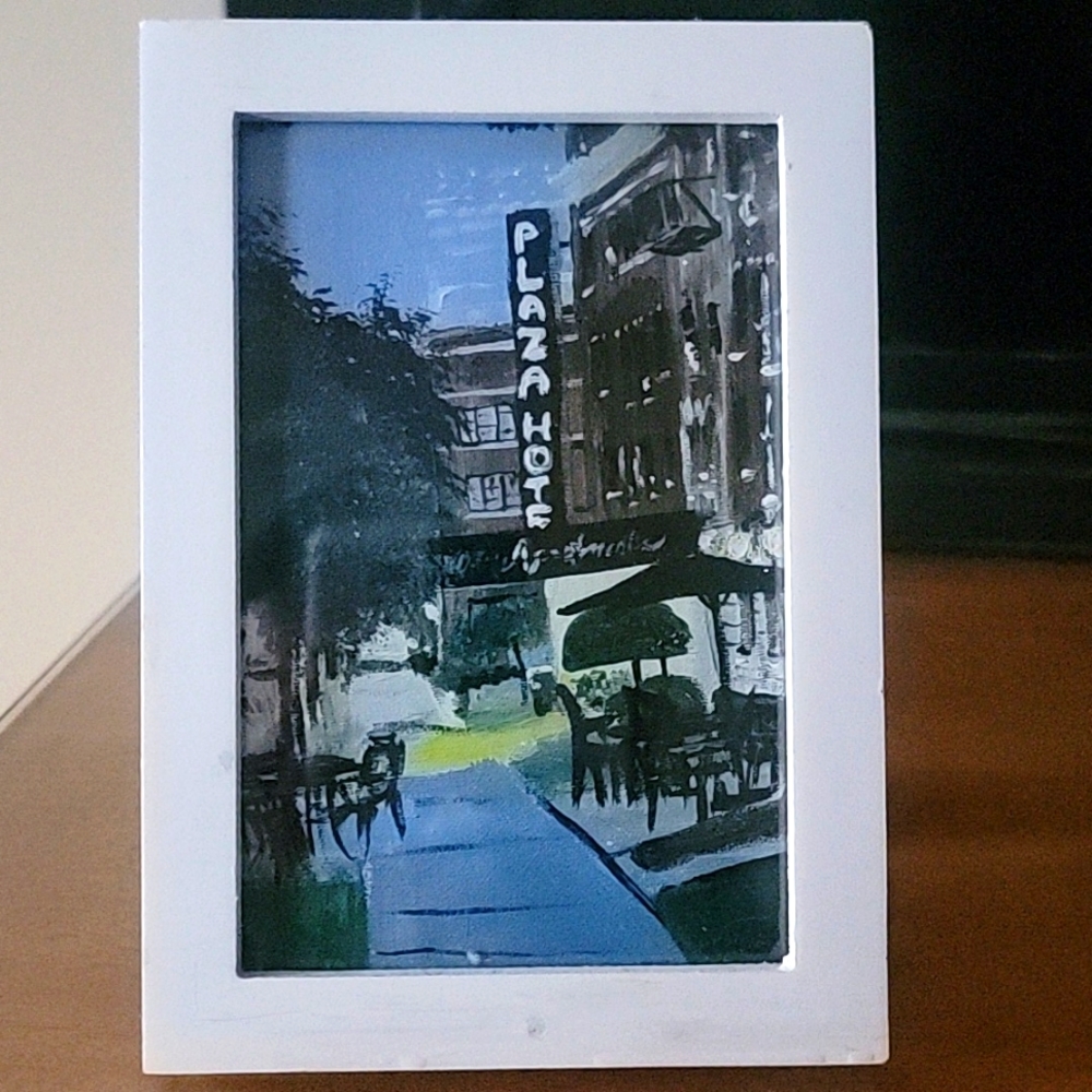 Framed print from original painting